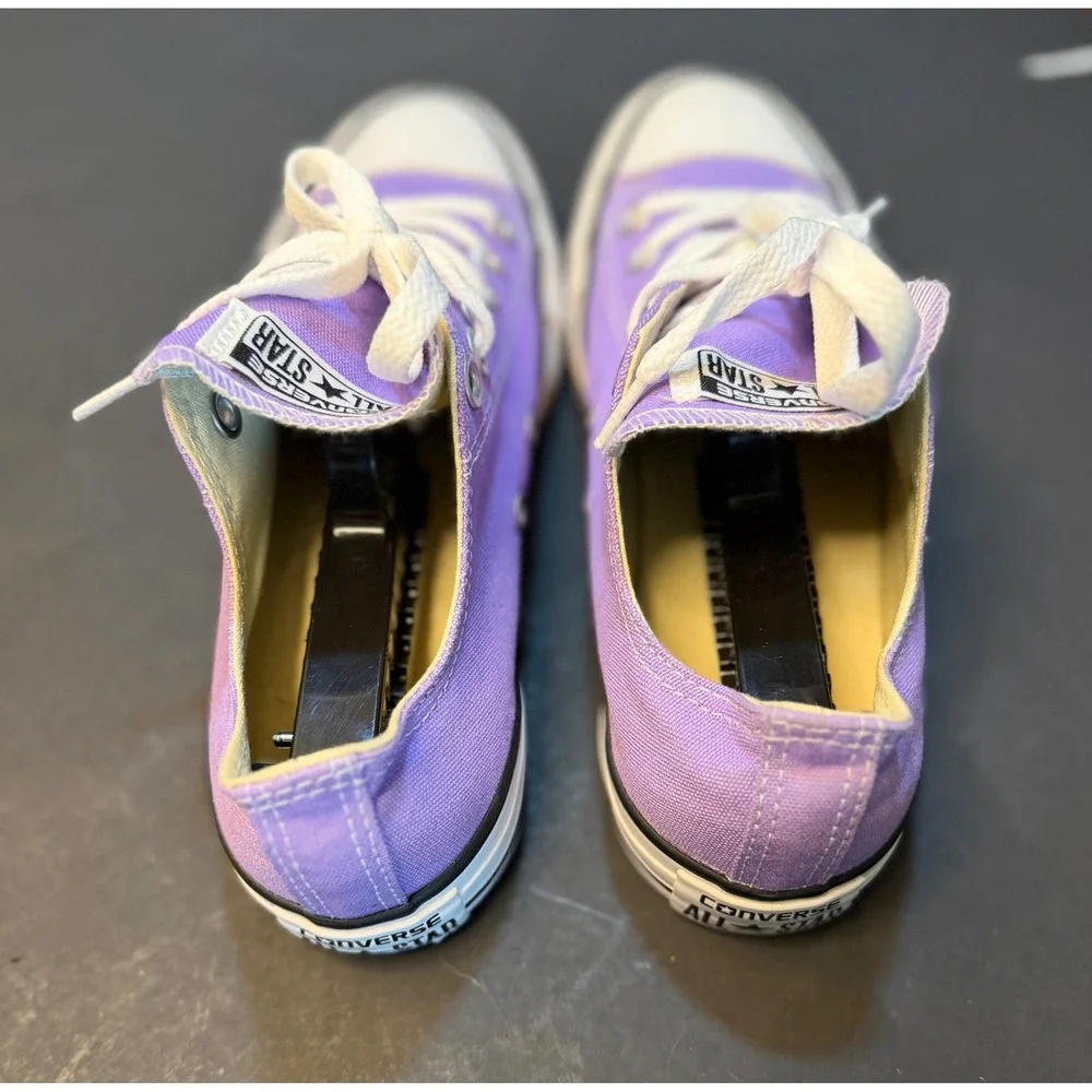 Converse Chuck Taylor All Star Low Top Purple Canvas Sneakers 153873F Mens 5 - Picture 4 of 6
